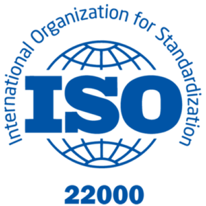 ISO 22000 certification logo